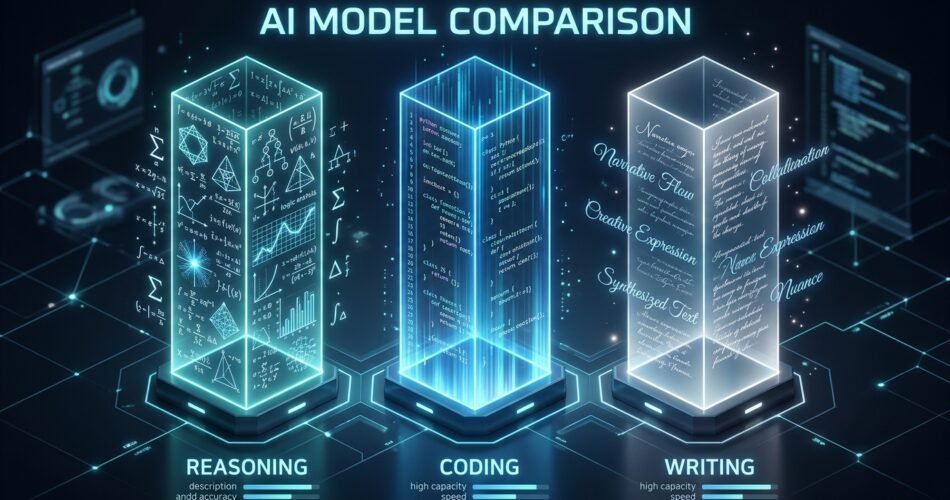 AI model comparison chart